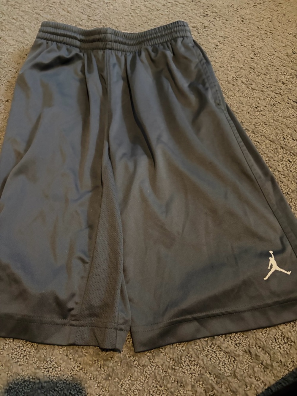 Jordan Black Dri-FIT Athletic Shorts with White Jumpman Tag